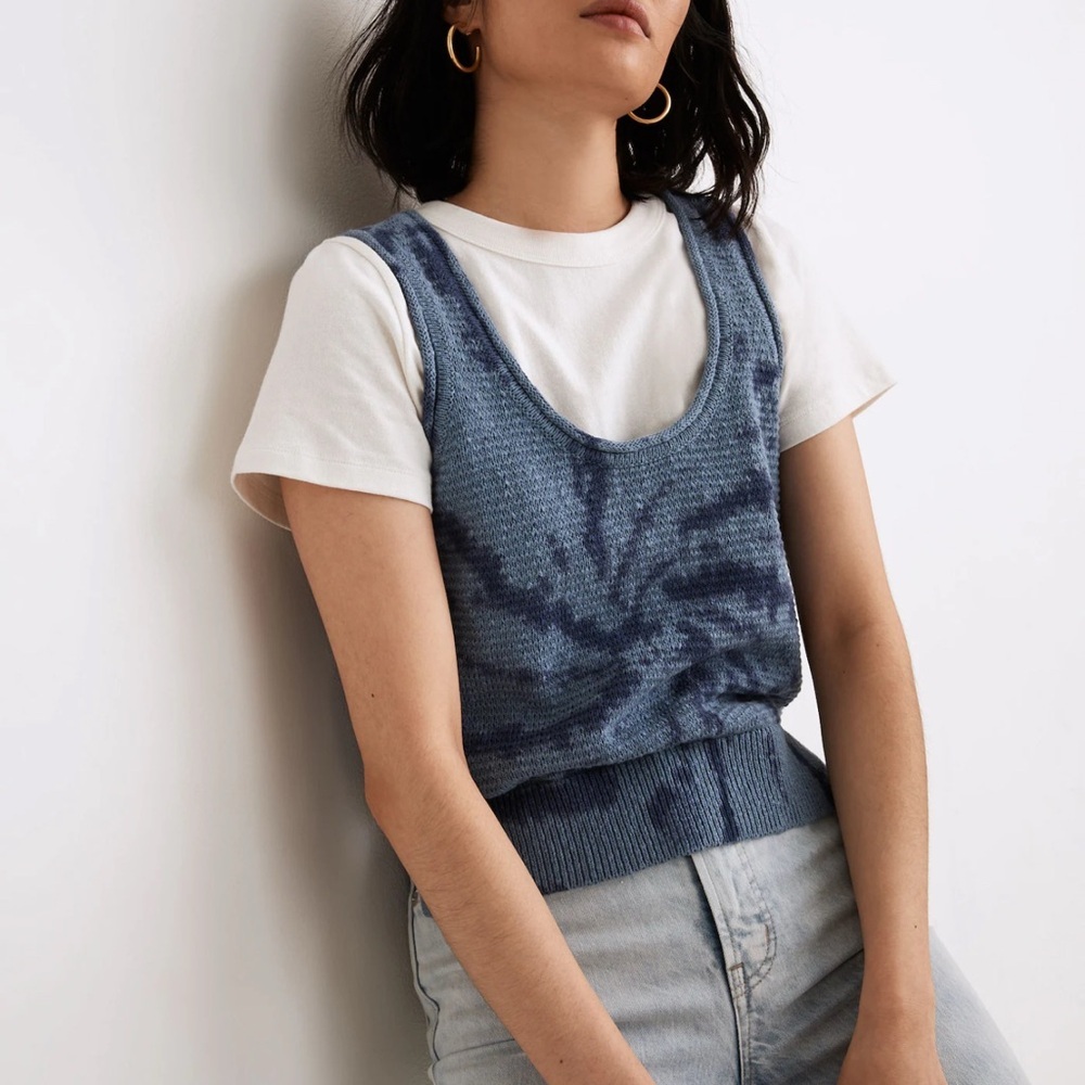 Madewell Tie-Dye Fairview Sweater Tank Size XS Sustainable